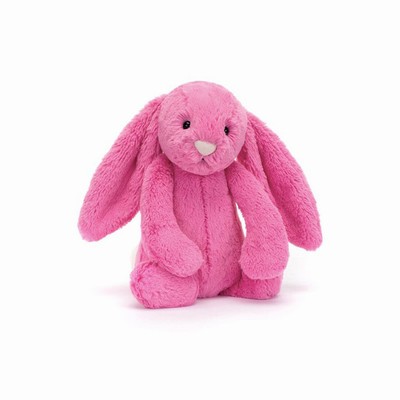 Jellycat Bashful Hot Pink Bunnies Australia | 031657UDK